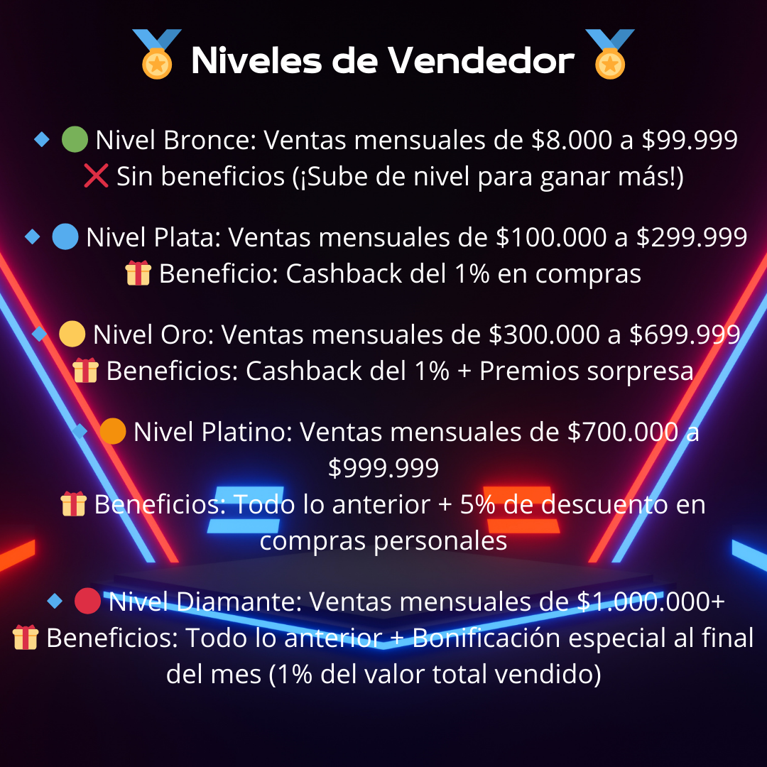 Beneficios vendedores